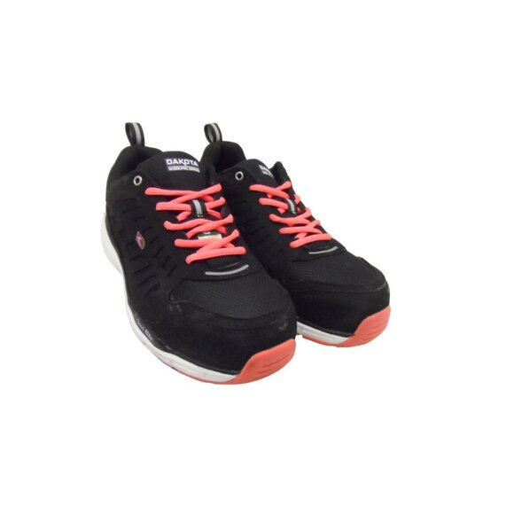 DAKOTA Women's Quad Lite Alum Toe Comp Plate Work Shoes 3602 Black Size 8M - Picture 1 of 9